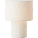 Brilliant Lámpara De Mesa Teddy Metal Textil Beige | 230mm - Apta para 1x E27