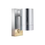 Nordlux Tin Luz De Pared Metal y Vidrio Gris | 76mm - IP54 - Apta para GU10 - Sensor de Movimiento y Luz 