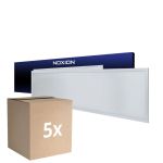 Multipack 5x Noxion Panel LED Delta Value V5 28W 3920lm - 830-840 CCT | 120x30cm - UGR<22 - Backlit