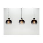 Eglo Colgante De Luz Oilella Acero Negro Oro | IP20 - Apta para 3x E27 