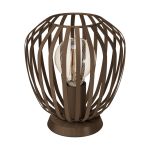 Eglo Lámpara De Mesa Espinal Acero Bronze | IP20 - Apta para 1x E27 