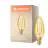 Ledvance Vintage 1906 LED E14 Vela Oro 2.5W 220lm - 824 Luz muy Cálida | Reemplazo 25W