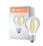 Ledvance Classic Superior LED Bulbo E27 Pera con Filamento Clara 13.8W 1521lm - 927 Luz muy Cálida | Mejor reproducción de color - Regulable - Reemplazo 100W
