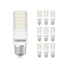 Multipack 10x Osram Special T Slim LED E27 Clara 7.3W 806lm - 827 Luz muy Cálida | Regulable - Reemplazo 60W 