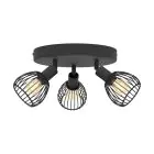 Eglo Luz de techo Sonni Acero Negro | IP20 - Apta para 3x E14 